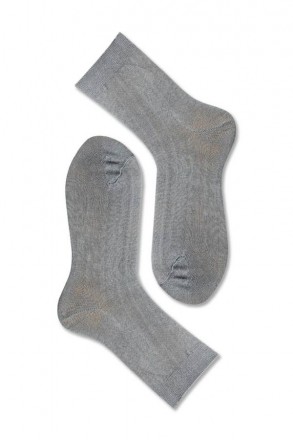 Носки мужские хлопок размер 27 / 10 пар, серый