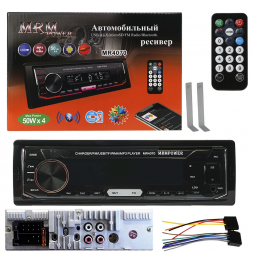 Автомагнитола MRM MR4070 с охладителем, LCD экран, Bluetooth, пульт ДУ, FM, AUX, USB