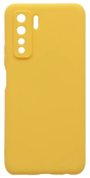 Силиконовый чехол для Huawei Nova 7 SE желтый