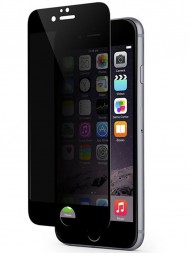 Защитное стекло Антишпион для iPhone 6/6s на полный экран, черное