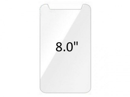 Универсальное защитное стекло для планшетов 8 дюймов, прозрачное
