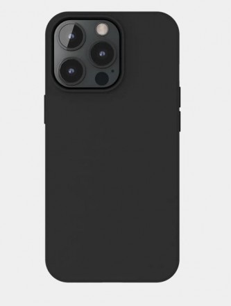 Чехол силиконовый для iPhone 14 Pro Max, черный