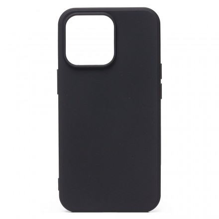 Чехол силиконовый для iPhone 14, черный