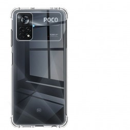 Чехол противоударный Антишок для  Xiaomi Poco X4 Pro 5G, прозрачный