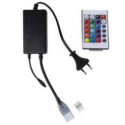Контроллер для светодиодной ленты RGB AC110-220V  с пультом ДУ