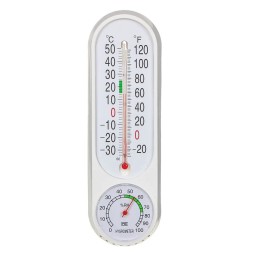 Термометр вертикальный, измерение влажности воздуха, 23x7см