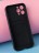 Чехол силиконовый для iPhone 13 Pro Max с кармашком для карт и защитой камеры, черный