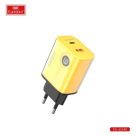 Блок питание USB (сеть) Earldom ES-EU40C-I с кабелем Type C - Lightning