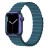 Силиконовый магнитный ремешок для Apple Watch 2/3/4/5/6/7 серии - 42/44/45 размер, сине-зеленый