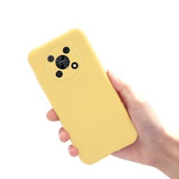 Чехол силиконовый для Huawei Nova Y90, желтый