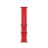 Ремешок силиконовый волнистый для Apple Watch 42mm/44mm/45mm/49mm, красный