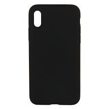 Чехол силиконовый для iPhone X, черный