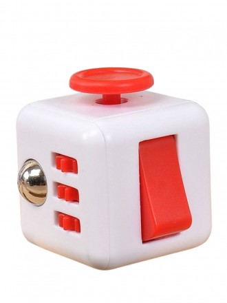 Кубик-антистресс Fidget Cube, красный