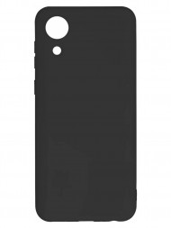 Чехол силиконовый для Samsung Galaxy A03 Core, черный