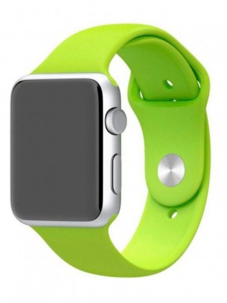 Ремешок силиконовый для Apple Watch 38mm/40mm/41mm, Салатовый