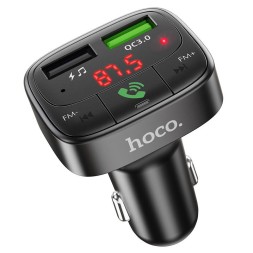 Автомобильное зарядное устройство Hoco E59 Promise QC3.0 BT FM-передатчик
