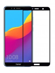 Защитное стекло Full Glue для Huawei Honor 7A Pro / Y6 2018 на полный экран, черное