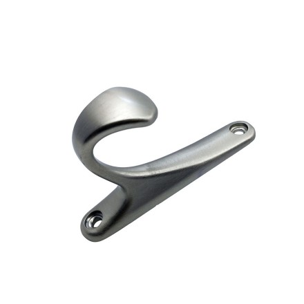 Настенный крючок металлический для одежды, никель - 2шт