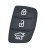 Сменный резиновый чехол накладка 3-кнопочная для Hyundai Creta I20 I40 Tucson Elantra Santa fe Solaris ix35 ix45
