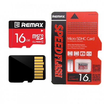 Карта памяти Remax Micro SDHC Card, 16 гб