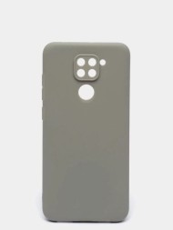 Чехол силиконовый для Xiaomi Redmi Note 9, серый