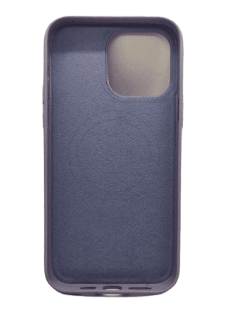 Кожаный чехол для iPhone 13 Pro с поддержкой Magsafe, лавандовый