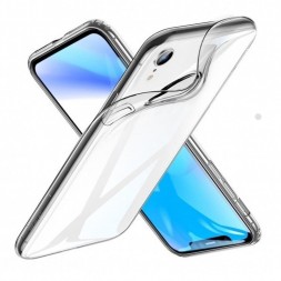 Чехол силиконовый для iPhone XR, прозрачный