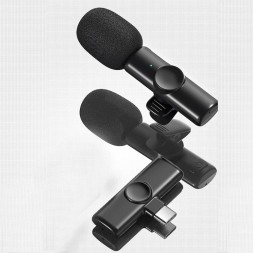 Беспроводной петличный микрофон блогерам для Android Type C и iPad с шумоподавлением