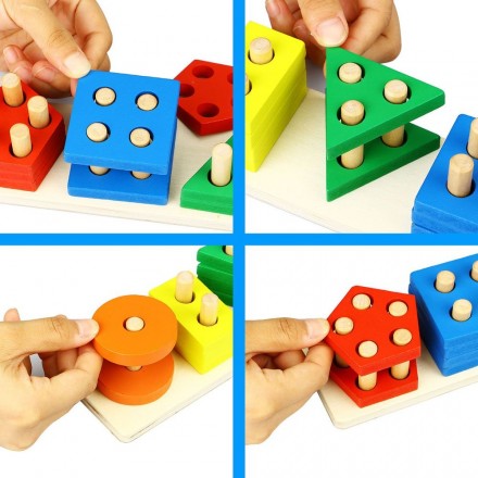 Развивающие игрушки для детей от 1 года по методике Монтессори