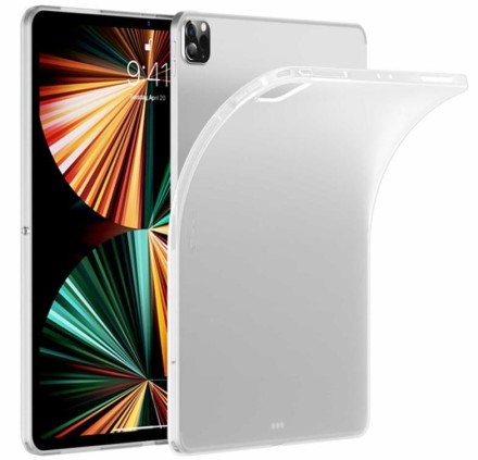 Чехол силиконовый для Apple iPad Pro 12.9 2020-2021, прозрачный