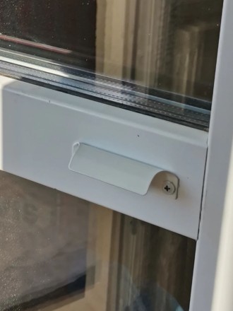 Ручка для балконной двери, ракушка металлическая - 2шт