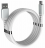 Магнитный кабель USB-Type-C 2.1А  для передачи данных и зарядки, 1м, белый