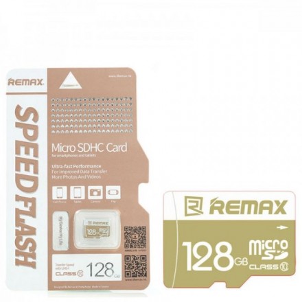 Карта памяти Remax Micro SDHC Card, 128 гб
