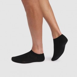 Мужские повседневные носки из хлопка и эластана, 1 пара (41-47), черные