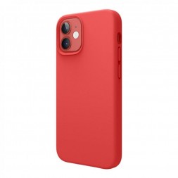 Чехол силиконовый для iPhone 12 mini , красный