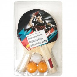 Набор для настольного тенниса (2 ракетки, 3 шарика)