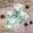 Необычные салфетки бумажные в виде денег 1000 рублей с рисунком - на свадьбу, юбилей и день рождения
