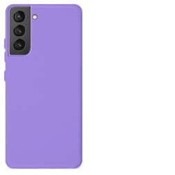Чехол силиконовый для Samsung Galaxy S21, фиолетовый