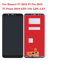 Дисплей с тачскрином для Huawei Y7 Prime 2018, черный