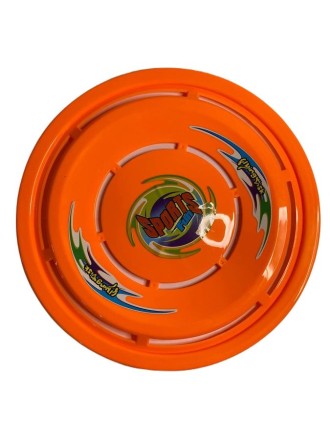 Летающая тарелка, оранжевая