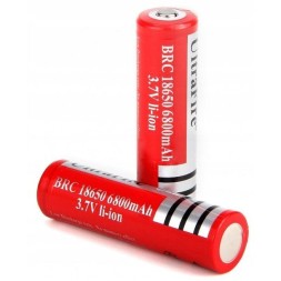 Аккумуляторная батарейка 18650 3.7V, 6800 (~3900) mAh - 2шт