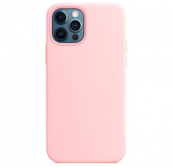 Чехол силиконовый для iPhone 12 Pro , розовый