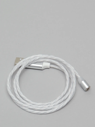 Светящийся магнитный кабель с Type-C коннектором, белый