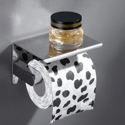 Держатель для туалетной бумаги в виде лофт, серебряный