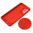 Чехол бархатный Silicone для Samsung A33, красный