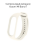 Силиконовый ремешок для фитнес-браслета Xiaomi Mi Band 7 (белый)