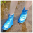 Водонепроницаемые силиконовые бахилы для обуви, синие (Размер M / 38-39)