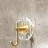 Крючок для ванной комнаты без пробивания отверстий, золотой - 2шт