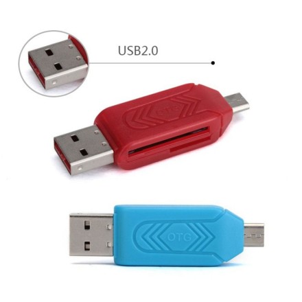 Универсальный Micro USB OTG TF кард-ридер