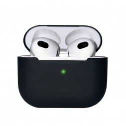 Чехол силиконовый для Apple AirPods 3, черный